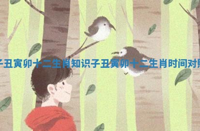 子丑寅卯十二生肖知识 子丑寅卯十二生肖时间对照